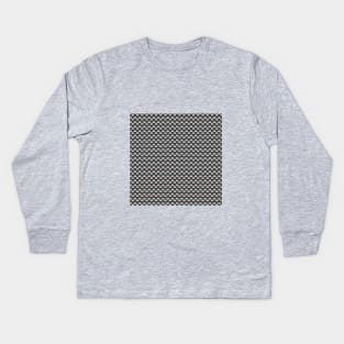 Chevron pattern compact Kids Long Sleeve T-Shirt